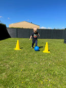 Markeringskegle-  H:38 cm - Gul - 1 stk.