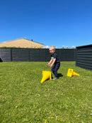 Markeringskegle-  H:38 cm - Gul - 1 stk.