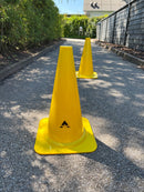 Markeringskegle-  H:38 cm - Gul - 1 stk.