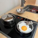 Legeservice - Grydesæt i stål - 8 dele.