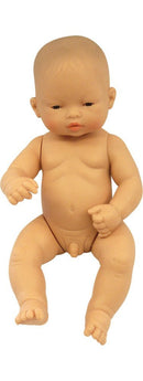 Dukke nyfødt dreng Asiat- 32 cm - Billede 1