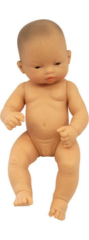 Dukke nyfødt pige Asiat- 32 cm - Billede 1