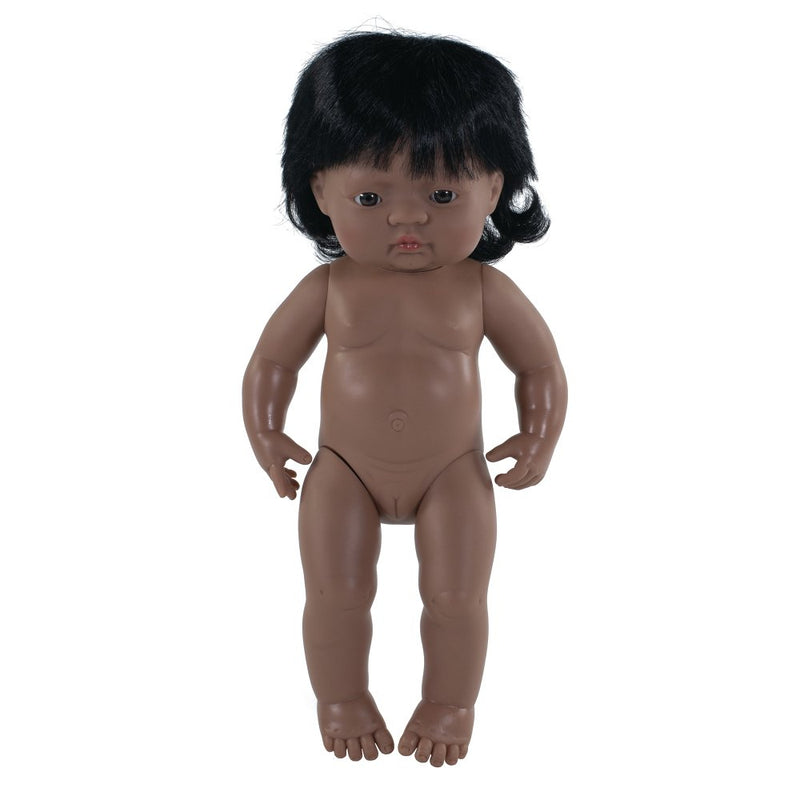 Dukke nyfødt pige Latinamerikan - 38 cm - Billede 1