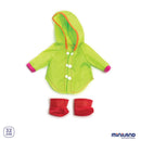 Dukketøj 32-37 cm, Regnjakke og Støvler - Billede 1