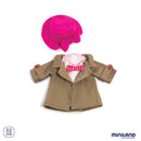 Dukketøj 32-37 cm, Frakke & Hat m.m. - Billede 1