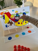 Find & Tæl fra Educo - Farver - Spil fra 3 år.