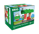 BRIO Togstation med lydoptager - Billede 1