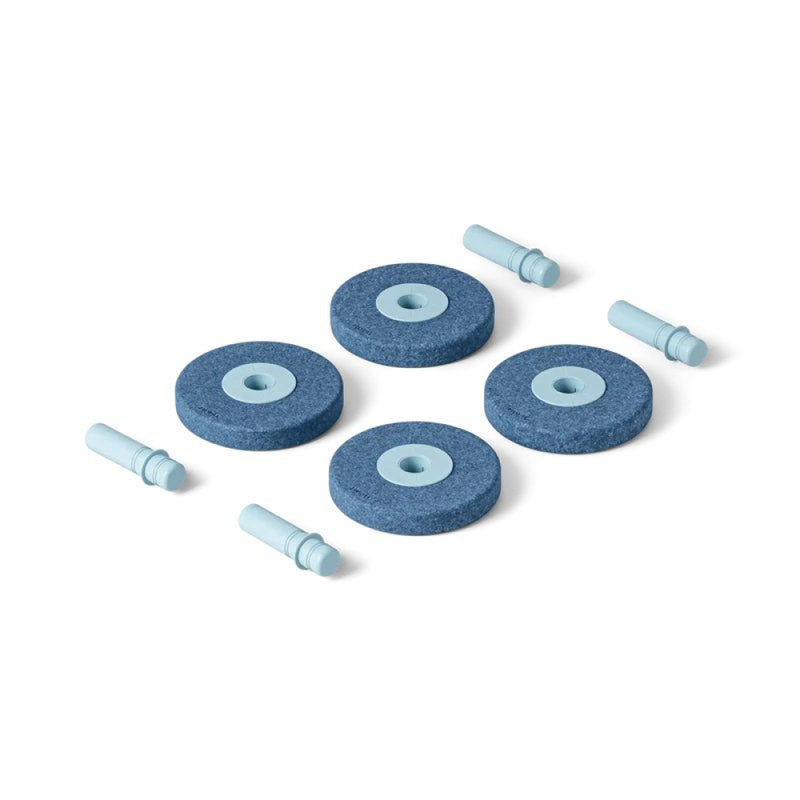 MODU, 4x Skumhjul - Deep Blue - Billede 1