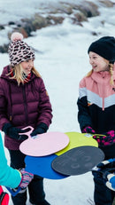 Numseslæde m. håndtag - Lime Ø:33 cm