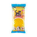 Hama midi perler 6000 stk transp. gul - Billede 1