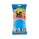 Hama midi perler 6000stk translucen. blå - Billede 1