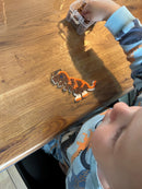 Hama Perleplade Midi - Dinosaur 8,5 x 10 cm - Hvid (322)