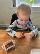 Hama Perleplade Midi - Dinosaur 8,5 x 10 cm - Hvid (322)