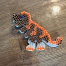 Hama Perleplade Midi - Dinosaur 8,5 x 10 cm - Hvid (322)