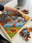 Nathan Træpuslespil - Ridderborg - 63 brikker