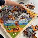 Nathan Træpuslespil - Ridderborg - 63 brikker