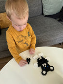 Hama Maxi Perleplade - Bamse 19,5x15,5 cm - Gennemsigtig (8204TR)