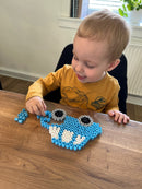 Hama Maxi Perleplade - Bil 13x20 cm - Gennemsigtig (8205TR)