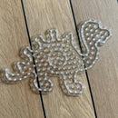 Hama Maxi Perleplade - Dinosaur 15,5x22 cm - Gennemsigtig (8215TR)