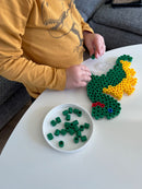 Hama Maxi Perleplade - Dinosaur 15,5x22 cm - Gennemsigtig (8215TR)