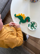 Hama Maxi Perleplade - Dinosaur 15,5x22 cm - Gennemsigtig (8215TR)