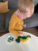 Hama Maxi Perleplade - Dinosaur 15,5x22 cm - Gennemsigtig (8215TR)