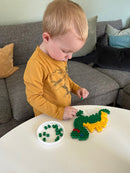 Hama Maxi Perleplade - Dinosaur 15,5x22 cm - Gennemsigtig (8215TR)