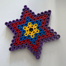 Hama Maxi Perleplade - Stjerne 14,5 x 15,5 cm - Gennemsigtig (8222TR)