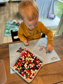 Hama Perler Maxi 600 stk + 1 Perleplade Nr. 8206 i bøtte (8749)