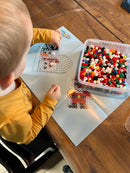 Hama Perler Maxi 600 stk + 1 Perleplade Nr. 8206 i bøtte (8749)