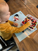 Hama Perler Maxi 600 stk + 1 Perleplade Nr. 8206 i bøtte (8749)