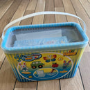 Hama Perler Maxi 3000 stk + 3 stiftplader i Blå Spand (8805)