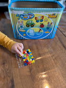 Hama Perler Maxi 3000 stk + 3 stiftplader i Blå Spand (8805)