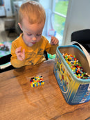 Hama Perler Maxi 3000 stk + 3 stiftplader i Blå Spand (8805)