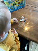 Hama Perler Maxi 3000 stk + 3 stiftplader i Blå Spand (8805)