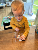 Hama Perler Maxi 3000 stk + 3 stiftplader i Blå Spand (8805)