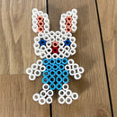 Hama Perler Maxi 3000 stk + 3 stiftplader i Blå Spand (8805)