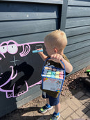 Gadekridt i spand - 20 stk. jumbo - Play Fun