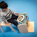 Bilrat med pedaler og gear til rolleleg - Educo