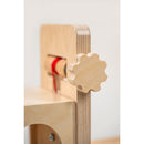 Educo - Bilgarage i træ - H47 cm.