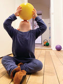 Skumbolde med glat overflade - 5 stk - ass. farver