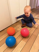 Skumbolde med glat overflade - 5 stk - ass. farver