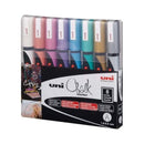Uni Chalkmarker PWE-5M Metallic 8 stk. - Billede 1