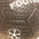 Fodbold - Asfalt bold af solidt gummi - Str. 5 - Ø: 21 cm