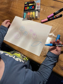 Uni Posca Tuscher PC-3M - 8 bløde farver