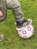 Fodbold af kunstlæder - Str. 4 - Ø:18-20 cm