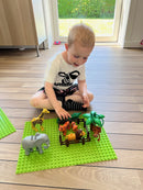 Hubelino - Byggeplade til Kuglebane - 1 stk - Grøn