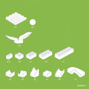 Hubelino - Kuglebaneudvidelse: Cradle Chute - 46 dele