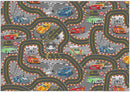 Legetæppe - Racer bane - 140 x 200 cm - Billede 1