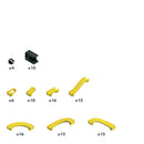 Hubelino pi - Ekstra Kuglebanedele - 98 dele - Fra 8 år